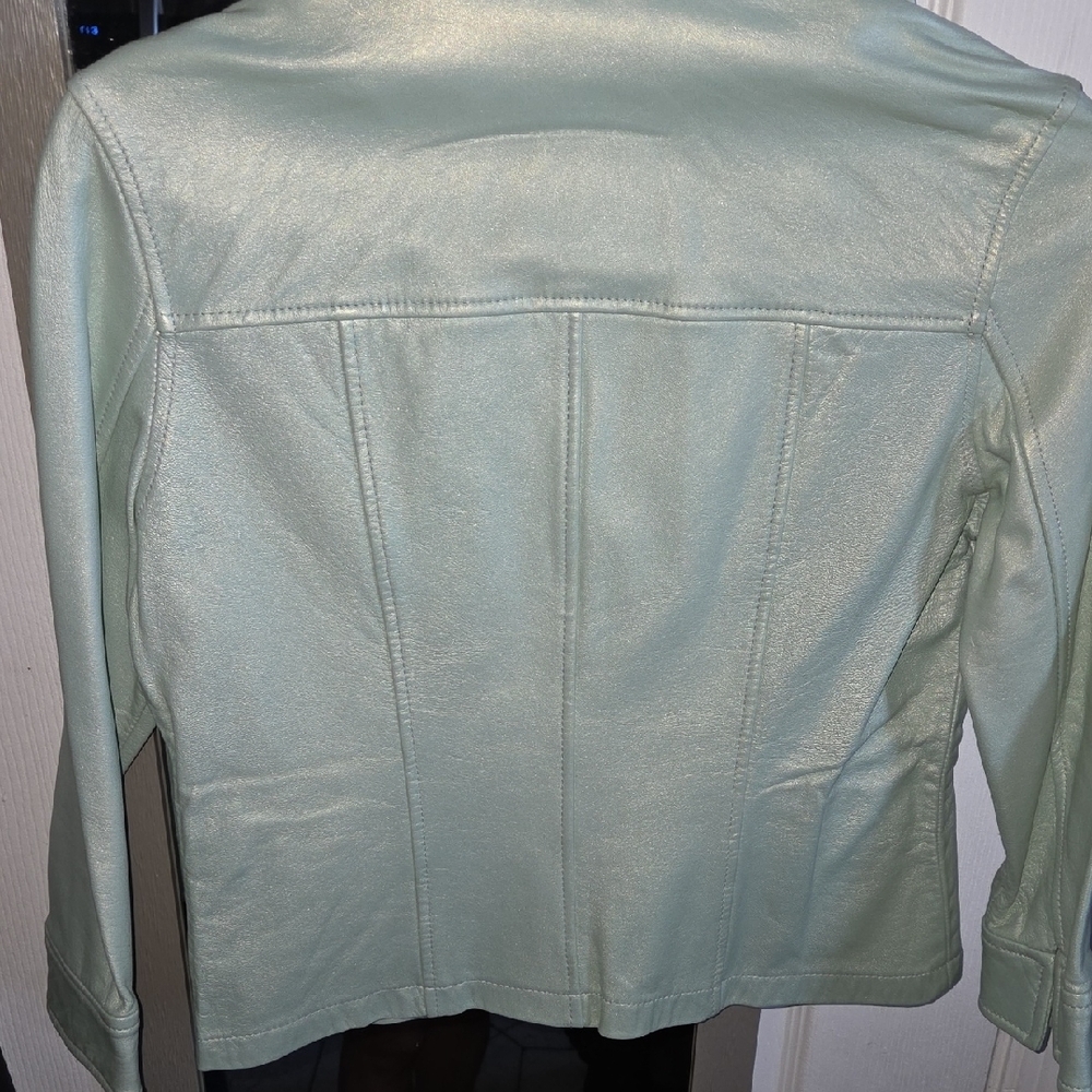 Women's Mint Green Tailored Blazer - Unknown Brand - Picture 7 of 10